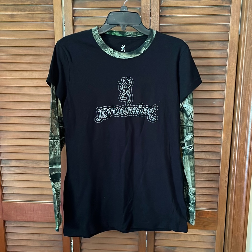 Browning long sleeve camo top